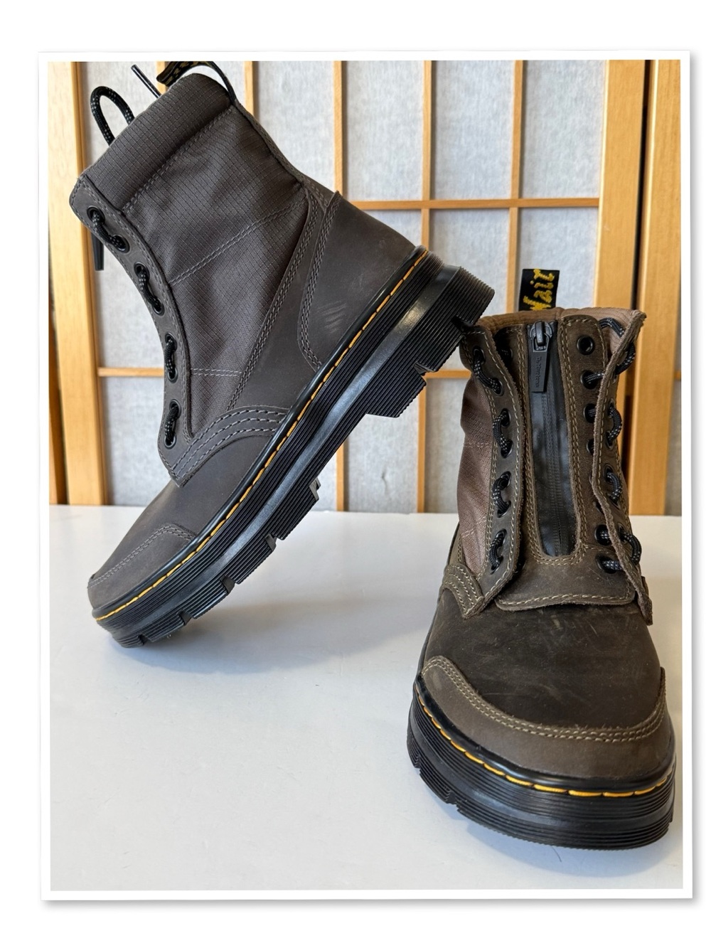 Dr. Martens Comb Jungle Zip Lug Sole Boots